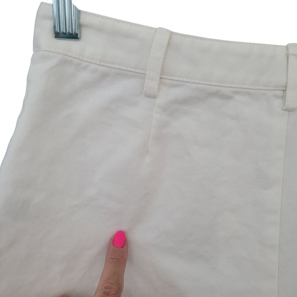 Nili Lotan Augusta Cotton Twill Shorts Womens Size 6 Made In USA - Picture 5 of 8